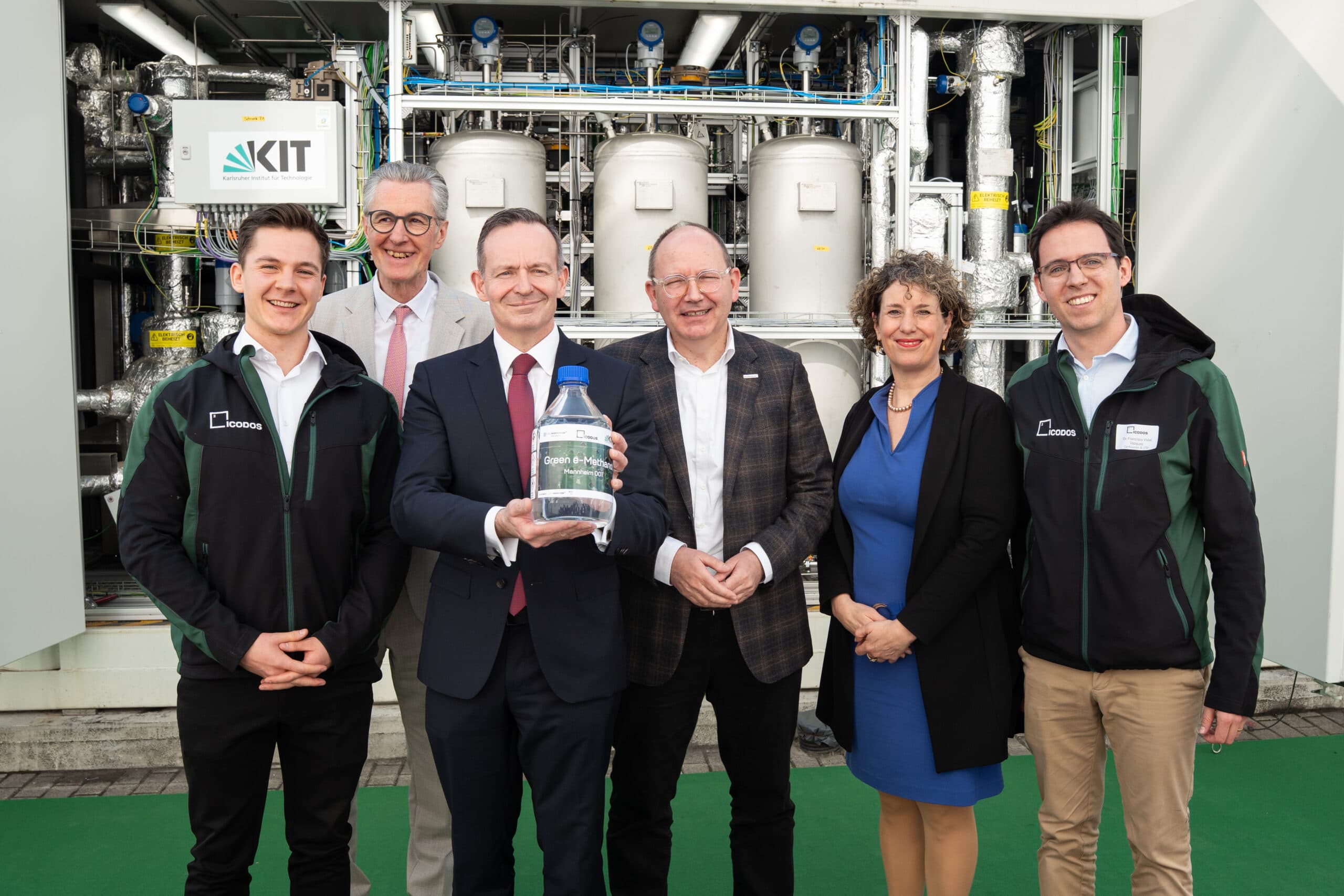 Mannheim 001 e-methanol production plant inauguration